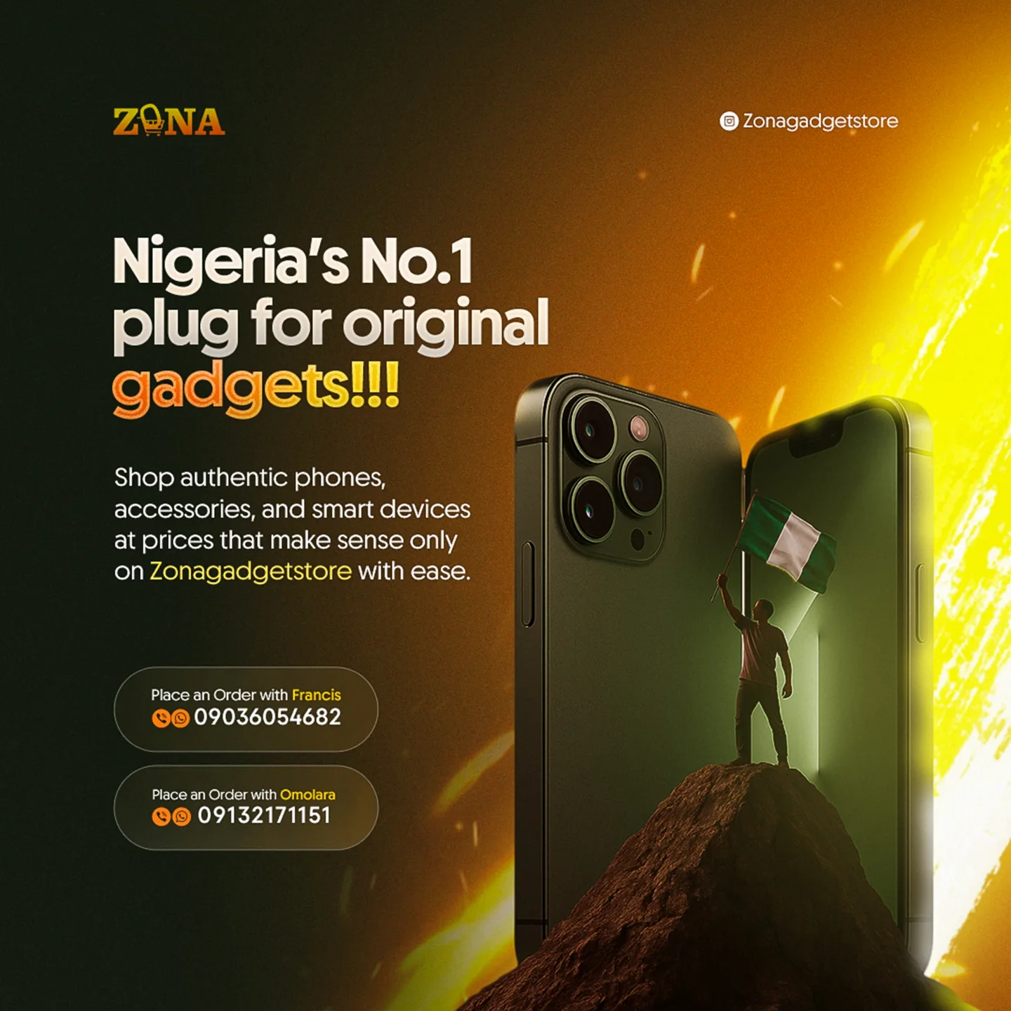 Premium social media campaign designed to reposition a growing gadget retailer through bold visuals, stronger brand consistency, and product-focused storytelling